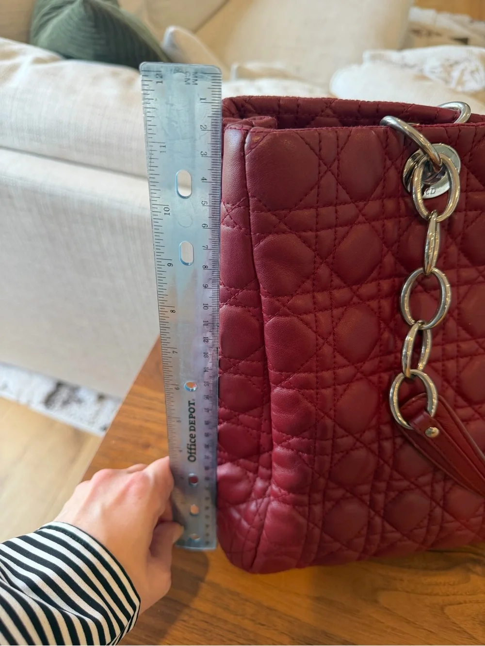 Dior Large Cannage Shopping Tote